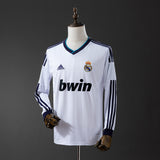 Real Madrid Jersey 2012-13 Home Retro Football Kit Long Sleeves