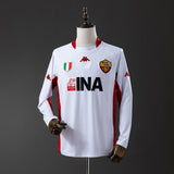 Rome Jersey 2001-02 Away Retro Football Kit Long Sleeves