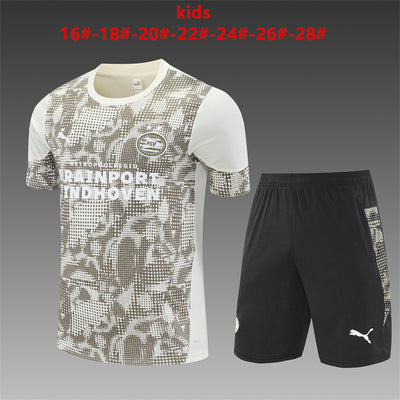 Kids PSV Eindhoven Training Tracksuits 25-26 Football Kit Soccer Jersey