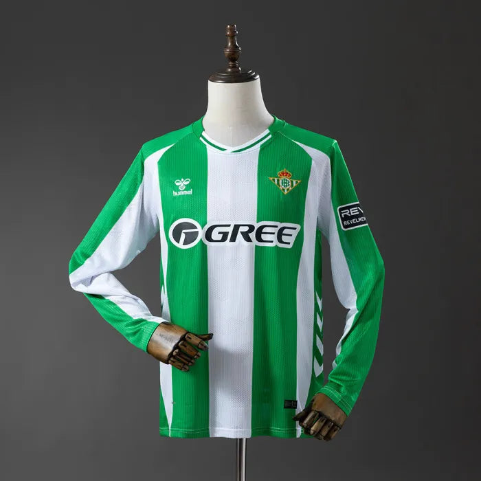 Real Betis Jersey 25/26 Home Football Kit Long Sleeves