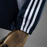Real Madrid Windbreaker 2025-26 Navy Blue & White Football Soccer Jacket