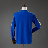 Real Madrid Blue Jersey 2026-2027 Long Sleeves Football Kit Soccer Shirt PalmSportss