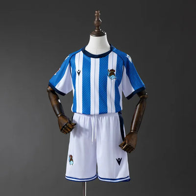 Kids Real Sociedad Jersey 2025/26 Home Football Kit