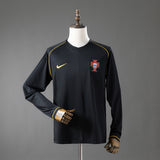 Retro Portugal Away Jersey 2006 Long Sleeves Football Kit Soccer Shirt
