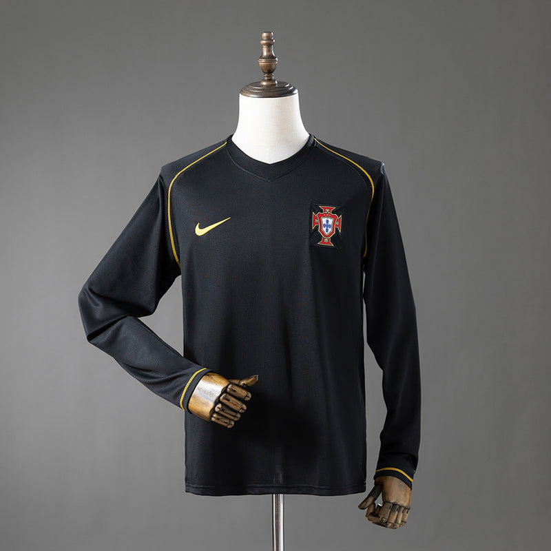 Retro Portugal Away Jersey 2006 Long Sleeves Football Kit Soccer Shirt