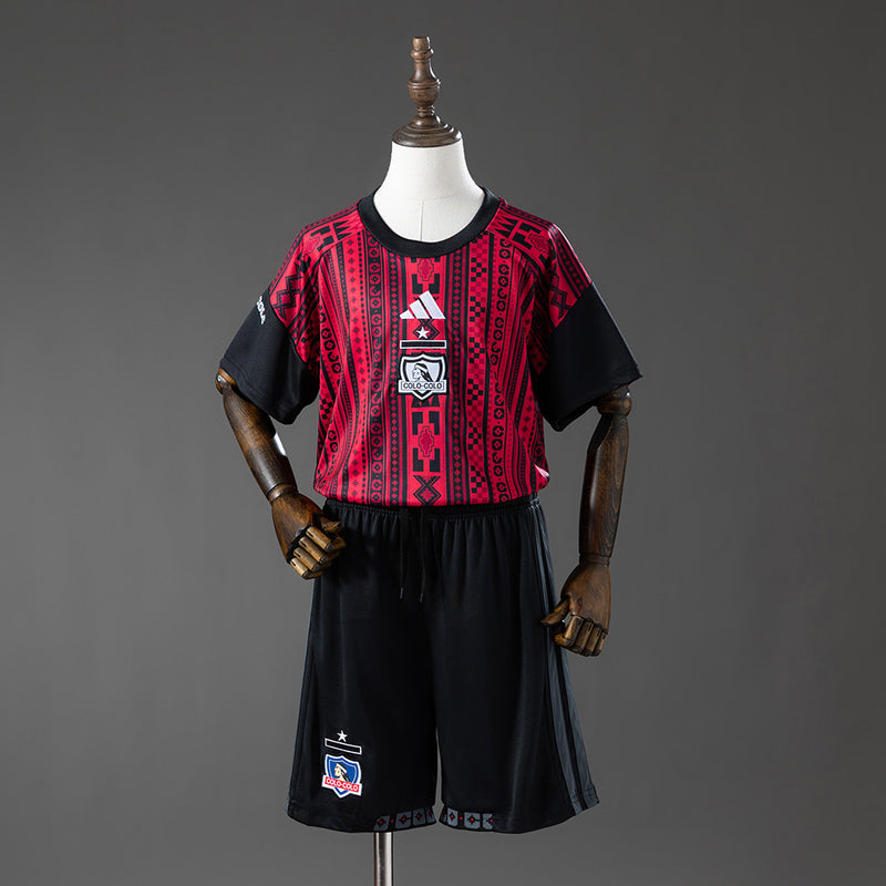 Kids Colo Colo Pre-Match Jersey 2026-2027 Football Kit Soccer Shirt