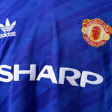 Man United Jersey 1986-88 Third Retro Kit Long Sleeves