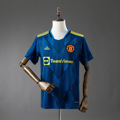 Manchester United Third Jersey 2021-22 Retro Football Kit Soccer Shirt