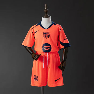 Kids Barcelona Jersey 2025/26 Third Football Kit