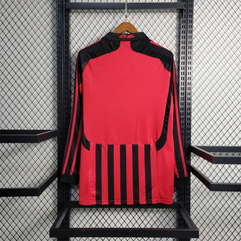 AC Milan Jersey Home kit 07/08 Long Sleeves  retro Football kit