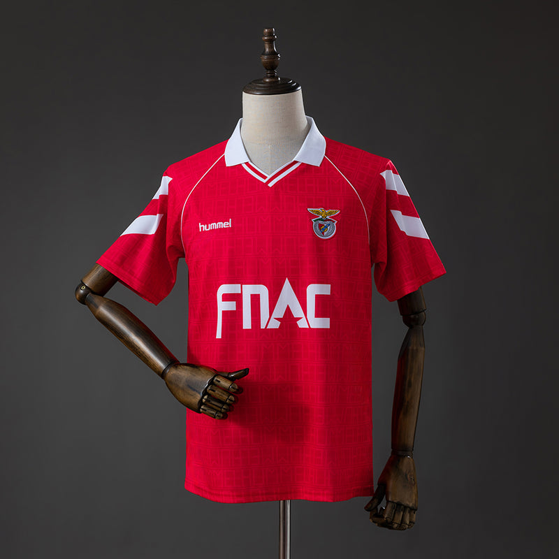 Benfica Home Jersey 1990-1991 Retro Football Kit Soccer Shirt