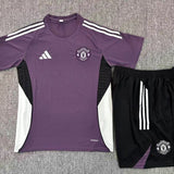 Kids Man United Training Tracksuits 25/26 Football Kit Soccer Jersey