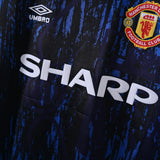 Retro Man United Jersey 1993-94 Away Football Kit Soccer Jersey