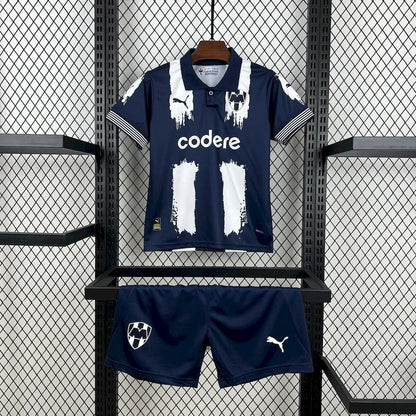 Kids Monterrey Jersey 25/26 Home Football Kit Soccer Jersey