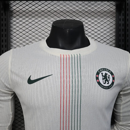 Player Version Chelsea Away Jersey 25/26 Long Sleeves Football Kit Soccer Jersey