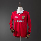 Man United Jersey 1999-00 Home Retro Kit Long Sleeves