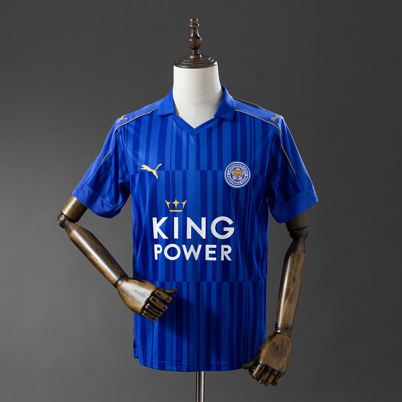 Leicester City Jersey 2016-17 Home Retro Football Kit