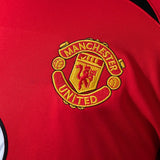 Man United Jersey 2002-04 Home Retro Football Kit Long Sleeves
