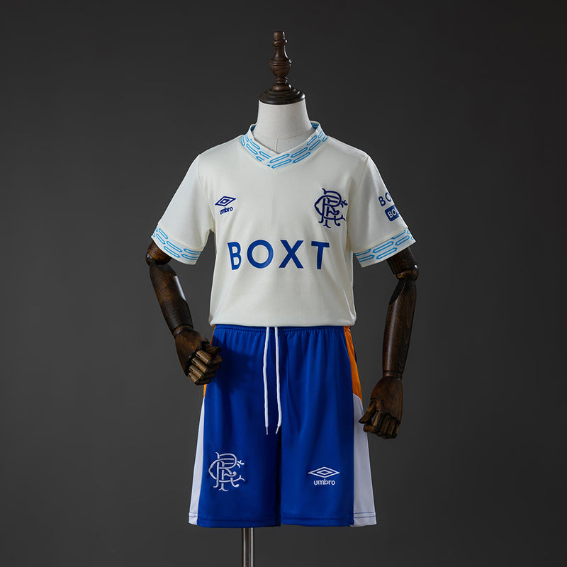 Kids Rangers Away Jersey 2026-2027 Football Kit Soccer Shirt
