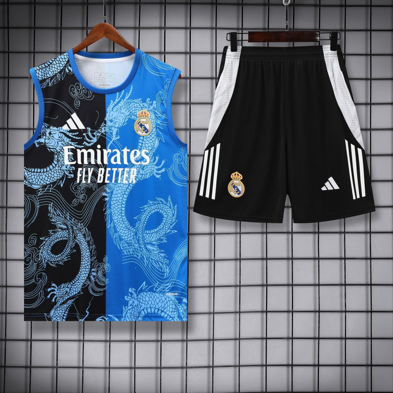 Real Madrid Vest Set Training Tracksuits 25/26 Football Kit Soccer Jersey