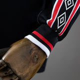 Man United Jersey 1998-99 Home Black Retro Kit Long Sleeves