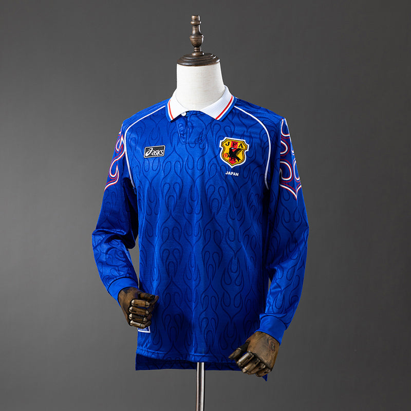 Japan Jersey 1998 Home Retro Kit Long Sleeves