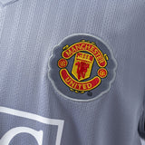 Man United Jersey 2007/08 Grey Goalkeepe Retro Kit