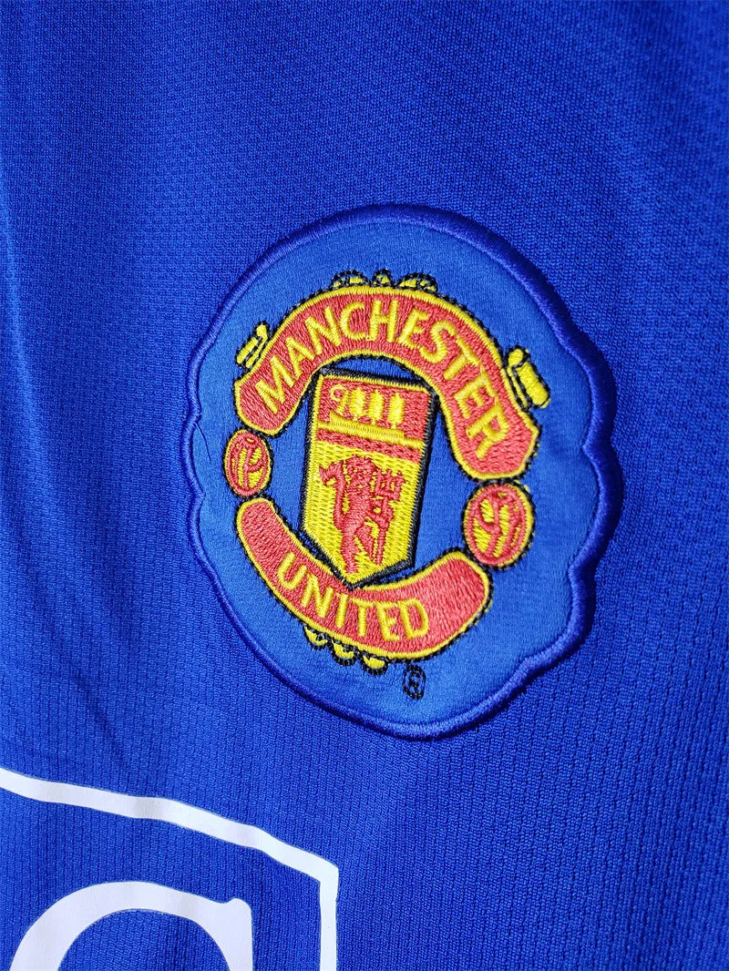 Retro Manchester United Jersey 2008-09 Third Long Sleeves Football Kit Soccer Shirt