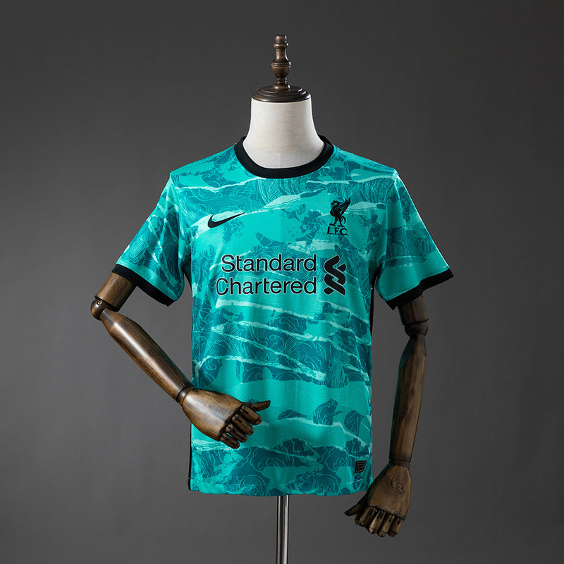 Liverpool Away Jersey 2020-21 Retro Football Kit Soccer Shirt