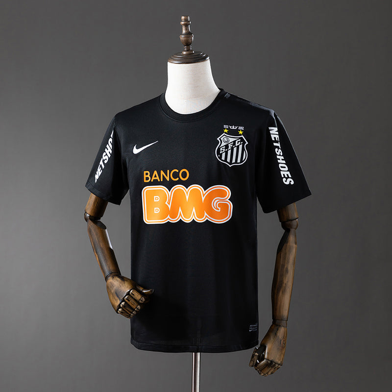 Santos Jersey 2012/13 Black Retro Football Kit