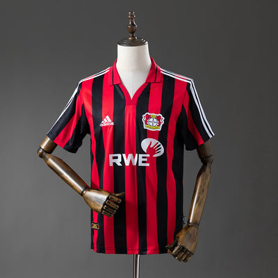 Bayer 04 Leverkusen Jersey 2001-02 Home Retro Football Kit