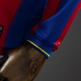 Barcelona Jersey 2009-10 Home Retro Kit Long Sleeves