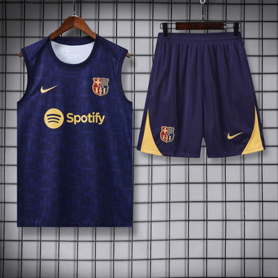 Barcelona Vest Set Training Tracksuits 25/26 Football Kit Soccer Jersey
