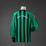 Wolfsburg Away Jersey 1995-1996 Retro Long Sleeves Football Kit Soccer Shirt PalmSportss