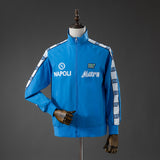 Napoli Windbreaker 1988-1989 Blue Football Soccer Jacket PalmSportss