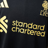 Liverpool Jersey 2025/26 Black Football Kit Fans Version