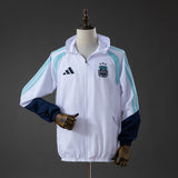 Argentina Jacket 2026 Football Soccer Windbreaker PalmSportss