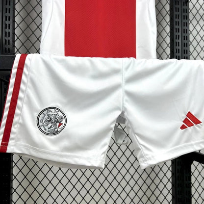 Kids Ajax Jersey 25/26 Home Football Kit Soccer Jersey