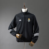 Real Madrid Windbreaker 2025/26 Black Football Kit