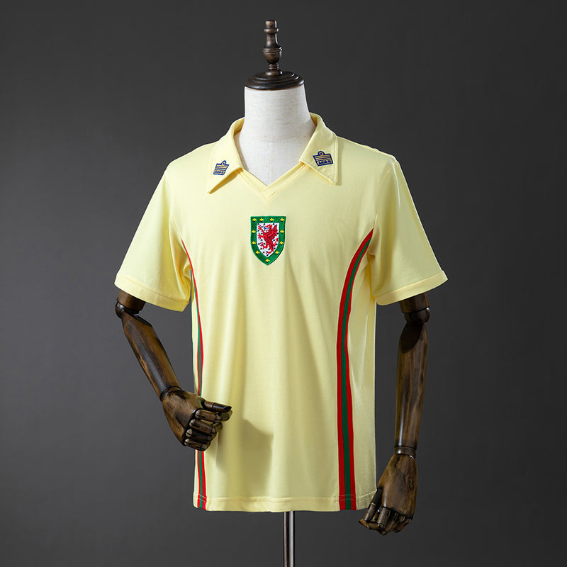 Wales Jersey 1976 Away Retro Football Kit