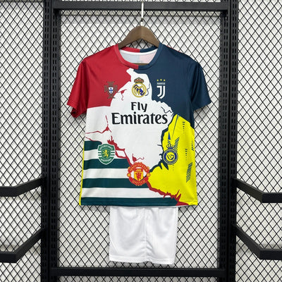 Kids Ronaldo Jersey All Club Team 25/26 Football Kit Soccer Jersey