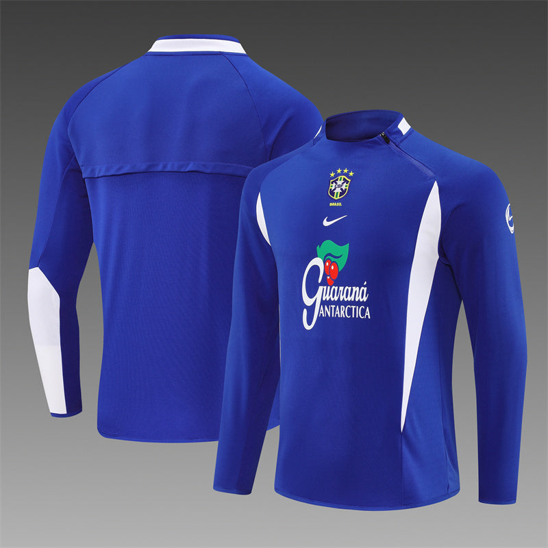 Retro Brazil Training Tracksuits 2002 Football Kit Soccer Jersey