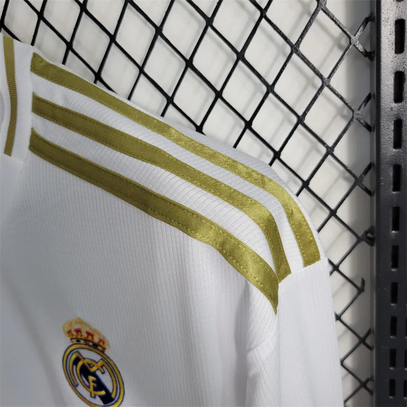 Real Madrid Jersey Home Kit 2019 2020 Retro Long Sleeves