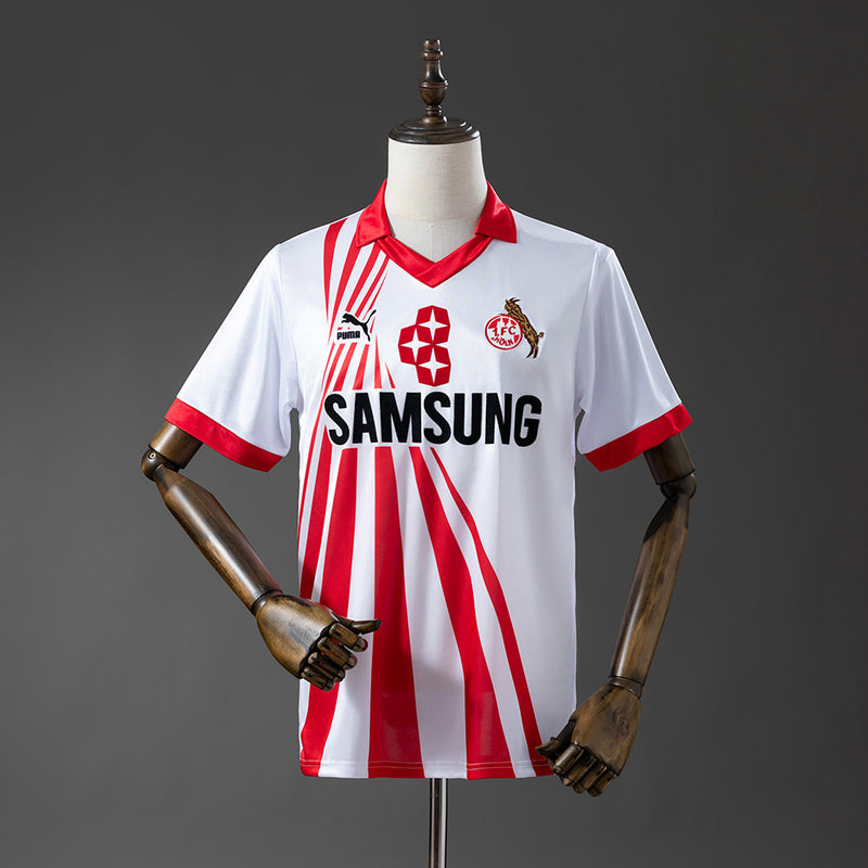 1. FC Köln Jersey 1990-91 Home Retro Football Kit