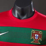 Portugal Jersey 2010 Home Retro Football Kit Long Sleeves Player Version
