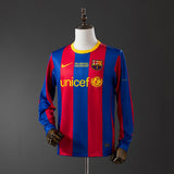 Barcelona Jersey 2010-11 Home Retro Kit Long Sleeves
