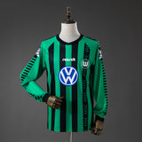 Wolfsburg Away Jersey 1995-1996 Retro Long Sleeves Football Kit Soccer Shirt PalmSportss