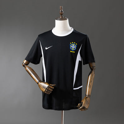 Brazil Jersey 2002 Black Retro Football Kit