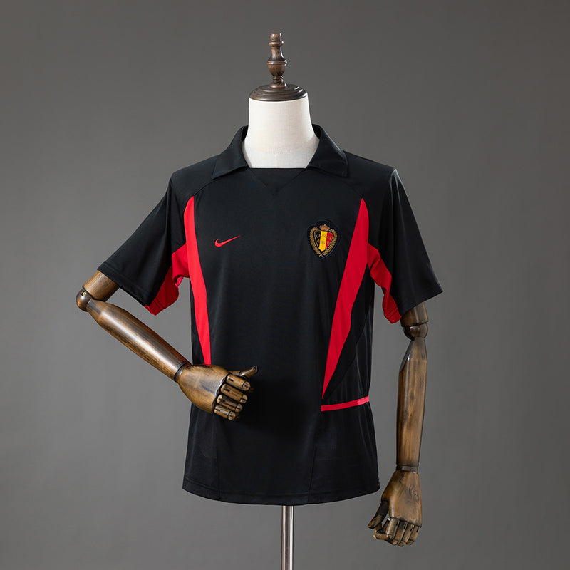 Belgium Away Jersey 2002 World Cup Football Kit Soccer Shirt