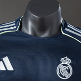 Real Madrid Jersey 25/26 Away Football Kit Long Sleeves Player Version